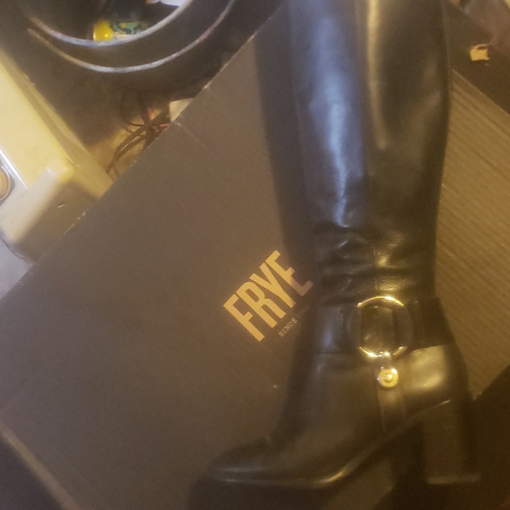 Mid length leather boots (blk)